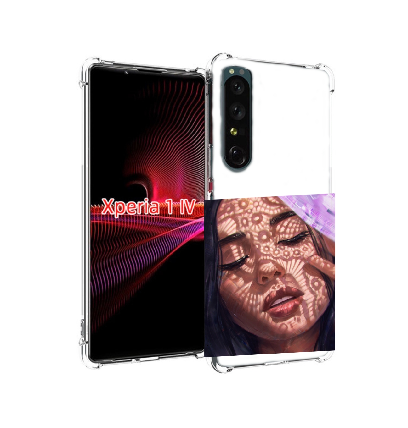 

Чехол накладка MyPads девушка-под-кружевами женский для Sony Xperi, Прозрачный, Tocco