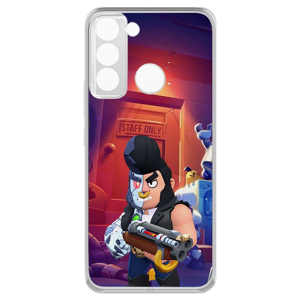 

Чехол-накладка Brawl Stars-Б-800 для Tecno Pop 5 LTE, Прозрачный