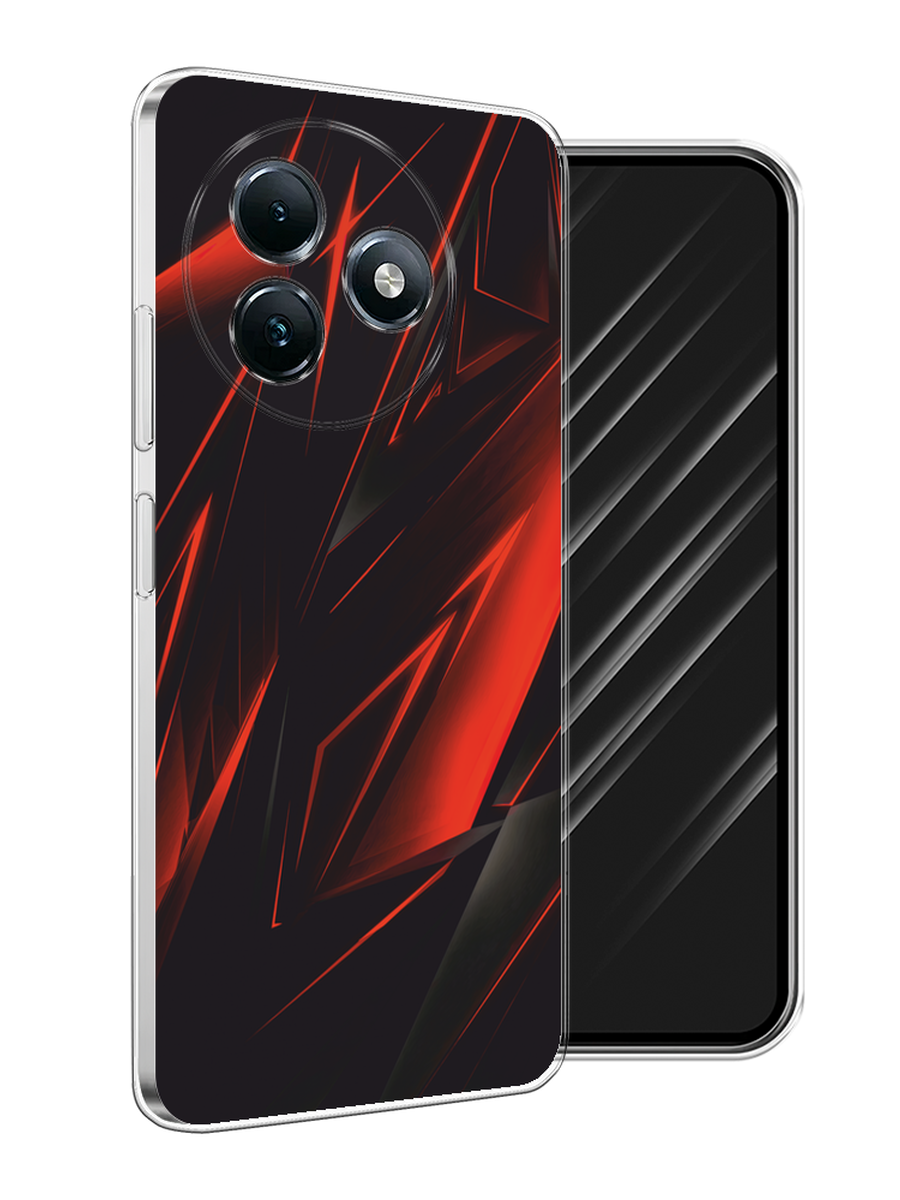 

Чехол Awog на Itel S24 "Игровой фон", Бордовый;красный;черный, 3202050-1