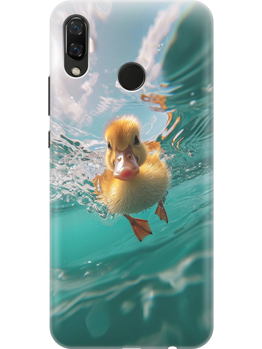 

Силиконовый чехол на Huawei Nova 3 с принтом "Подводный утенок", Прозрачный;голубой;желтый, 718981112