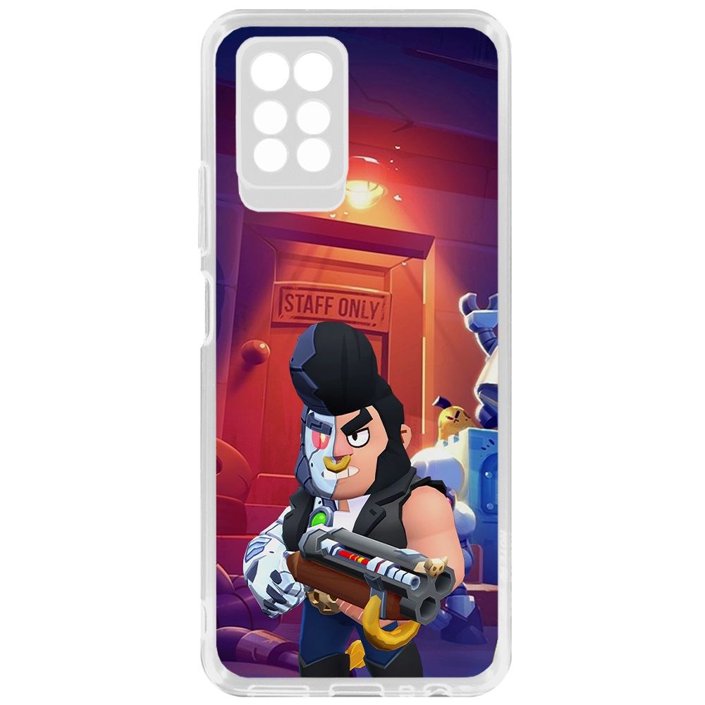 

Чехол-накладка Brawl Stars-Б-800 для Infinix Note 10 Pro, Прозрачный