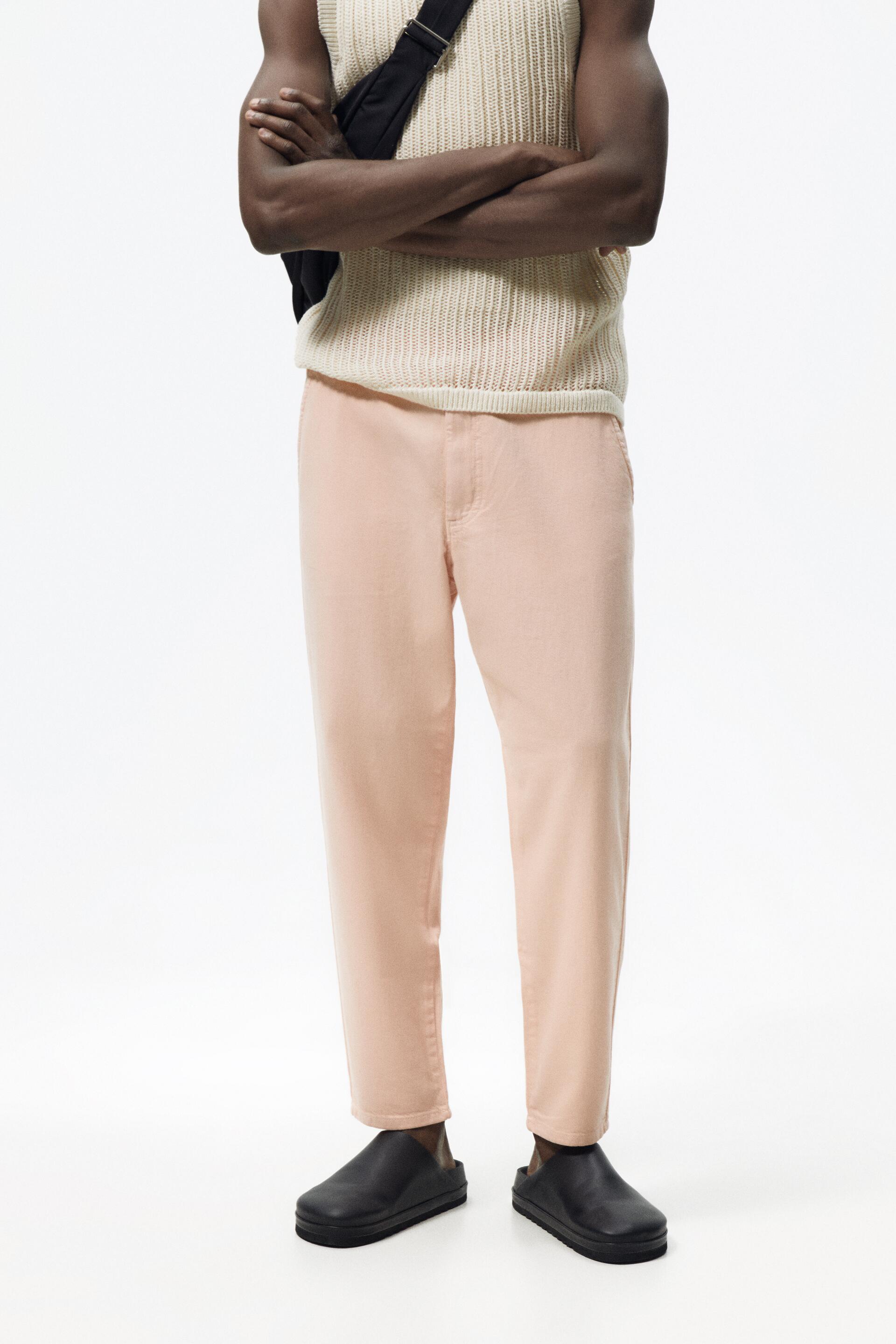 

Брюки мужские ZARA 01538311 розовые XL (доставка из-за рубежа), 01538311