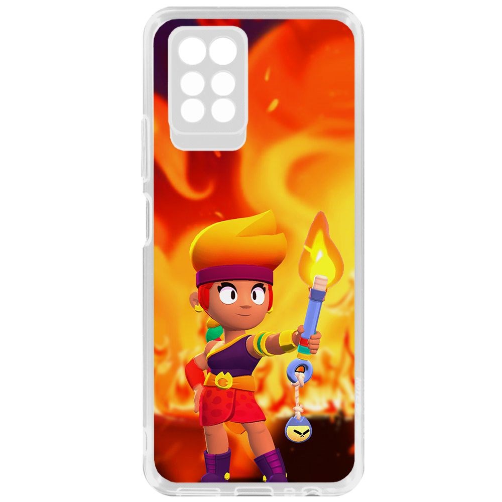 

Чехол-накладка Brawl Stars-Амбер для Infinix Note 10 Pro, Прозрачный