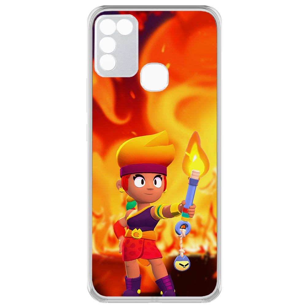 

Чехол-накладка Brawl Stars-Амбер для Infinix Hot 11 Play, Прозрачный
