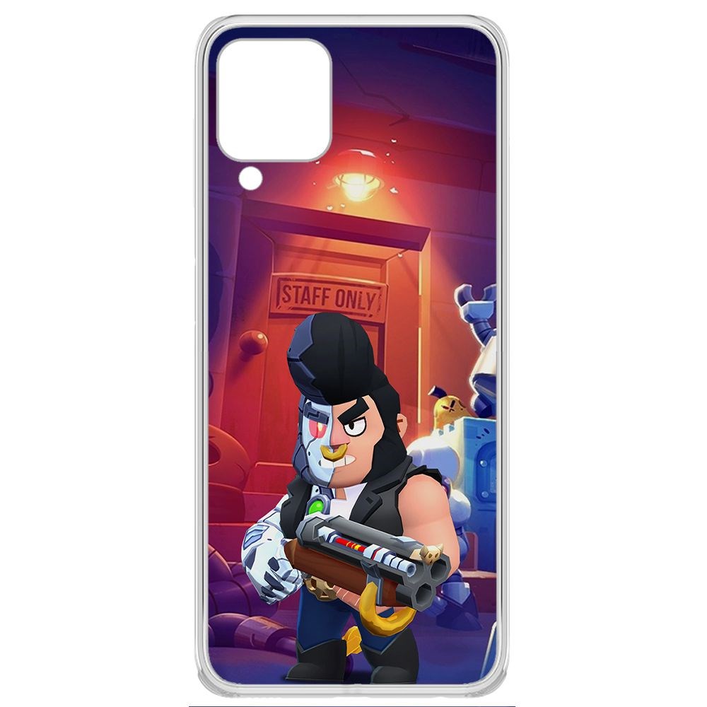 

Чехол-накладка Brawl Stars-Б-800 для Samsung Galaxy A22 4G (A225), Прозрачный