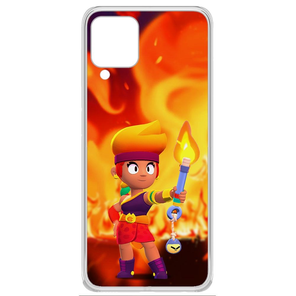 

Чехол-накладка Brawl Stars-Амбер для Samsung Galaxy A22 4G (A225), Прозрачный