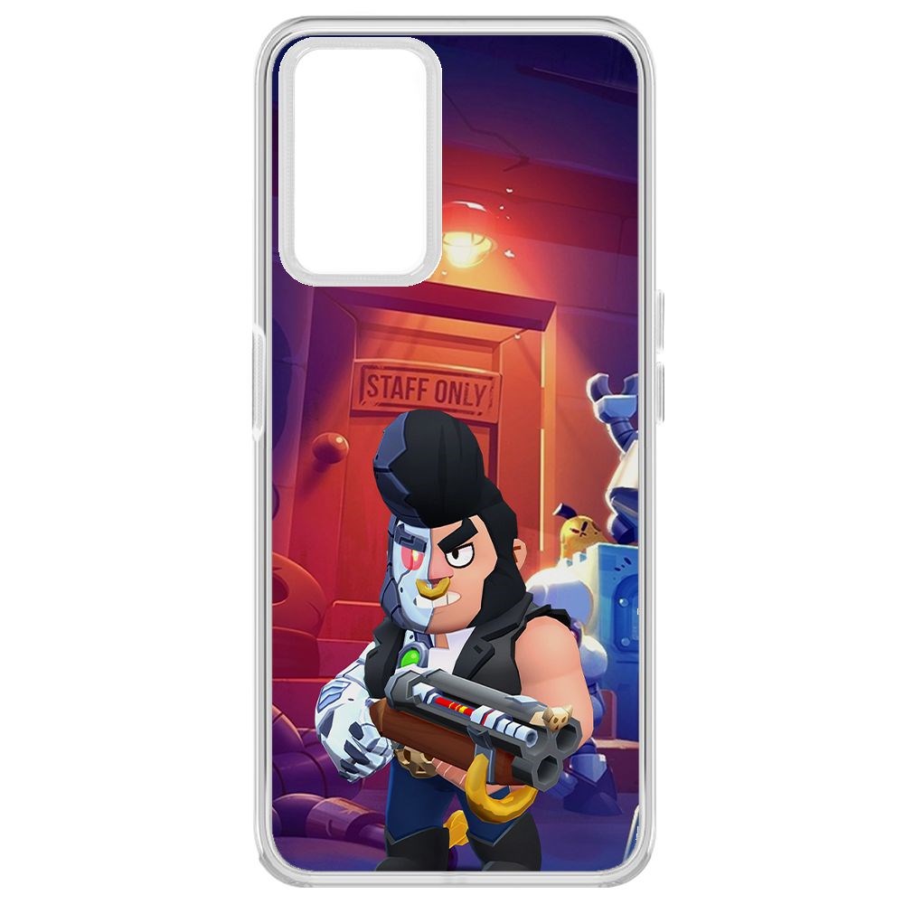 

Чехол-накладка Brawl Stars-Б-800 для Realme 9i, Прозрачный