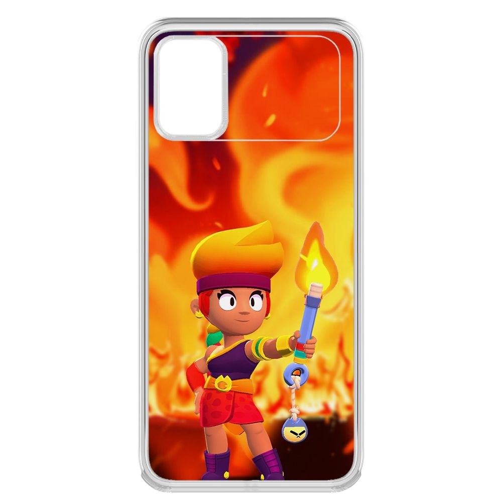

Чехол-накладка Brawl Stars-Амбер для Poco M3, Прозрачный
