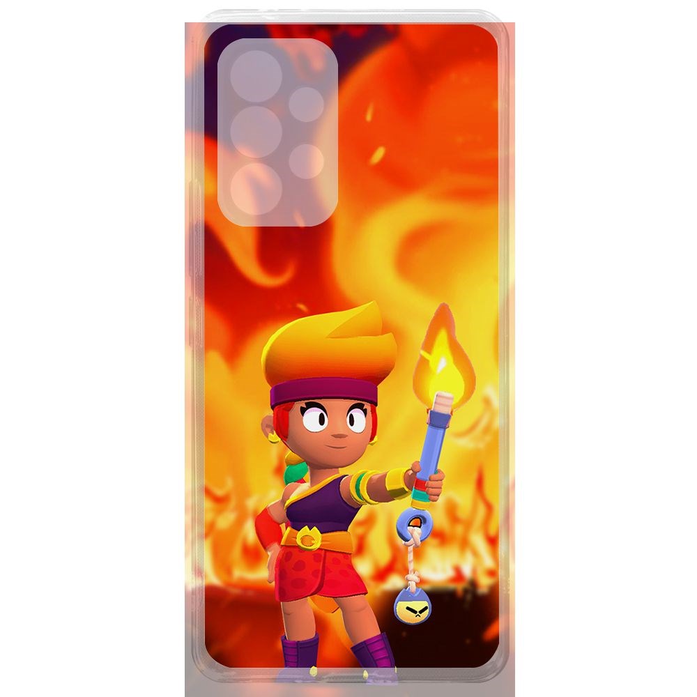 

Чехол-накладка Brawl Stars-Амбер для Samsung Galaxy A53 5G (A536), Прозрачный