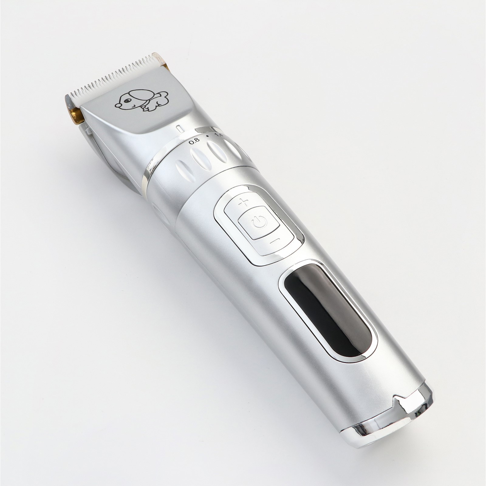 

Машинка для стрижки животных аккумуляторная , зарядка от USB-зарядка, Серебристый