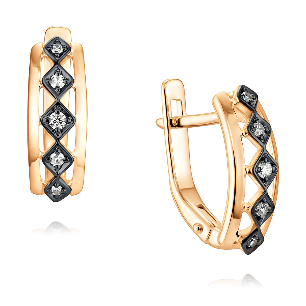 

Серьги из красного золота с бриллиантом ADAMAS 24036947/01-А50Ч-41, 24036947/01-А50Ч-41