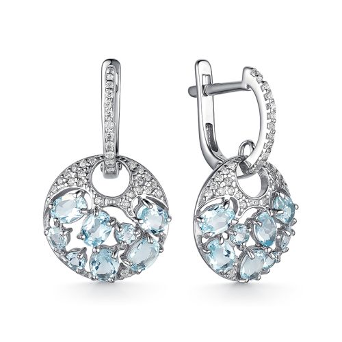 

Серьги из серебра с топазом Dewi 901028077, 901028077