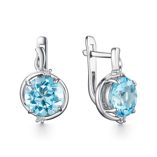 

Серьги из серебра с топазом Dewi 901028068, 901028068