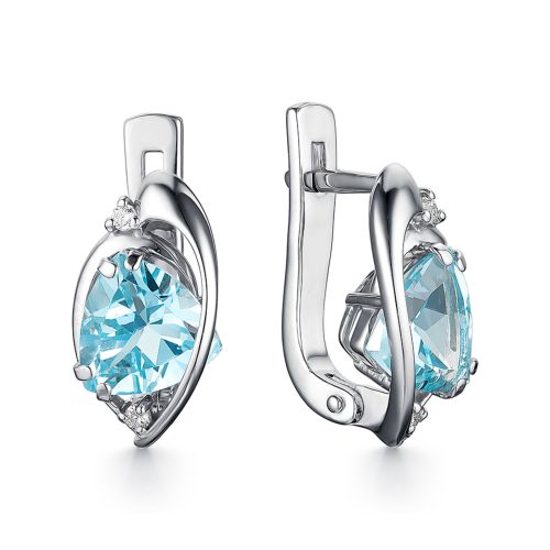 

Серьги из серебра с топазом Dewi 901028067, 901028067