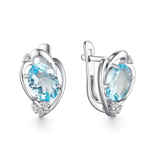 

Серьги из серебра с топазом Dewi 901028065, 901028065
