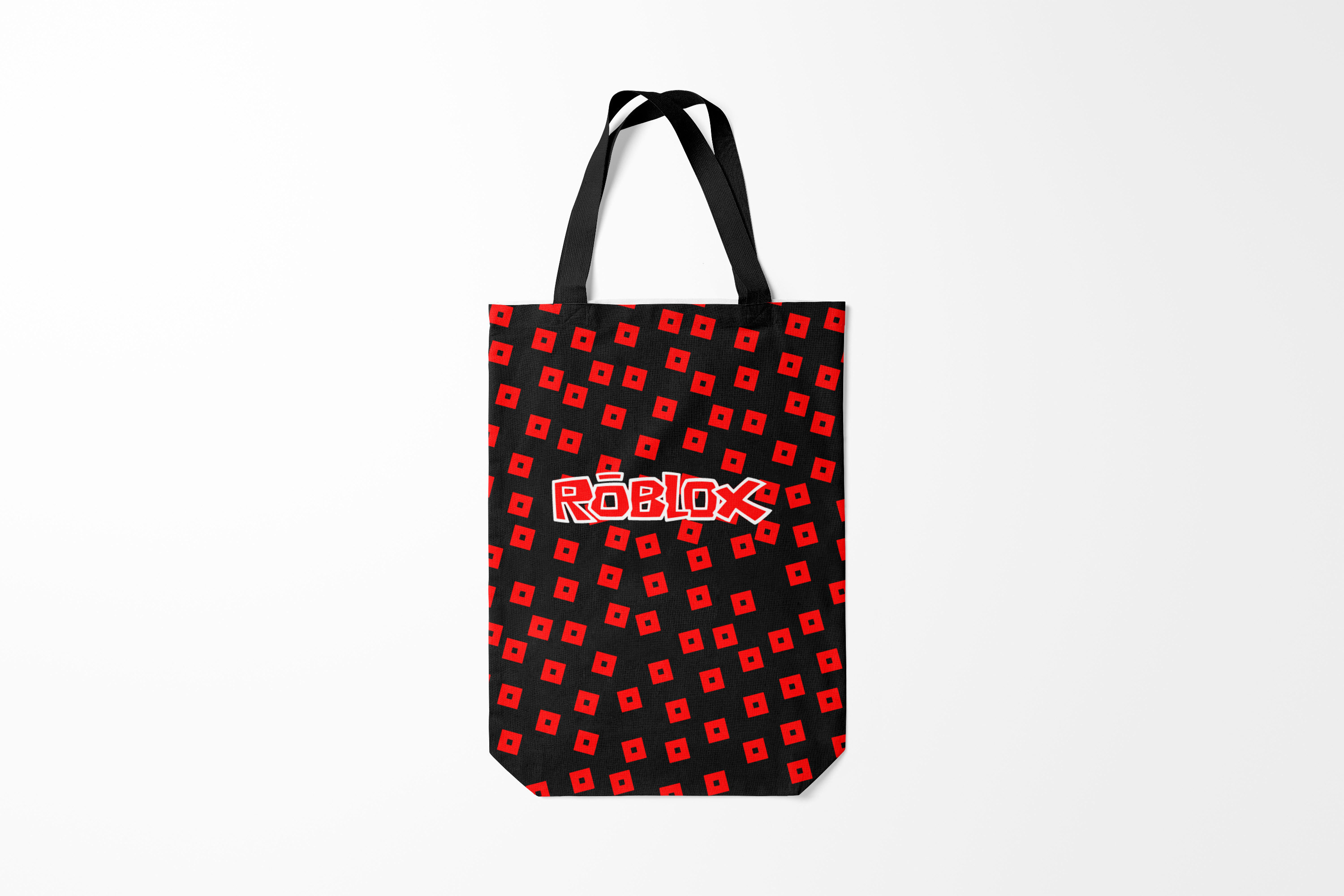 

Сумка шoппер унисекс Burnettie Roblox Roblox., черный; красный, Roblox Roblox.