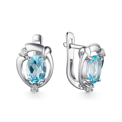 

Серьги из серебра с топазом Dewi 901028062, 901028062