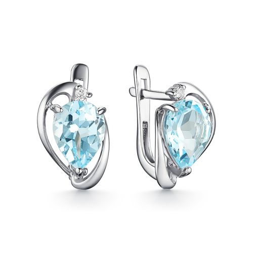 

Серьги из серебра с топазом Dewi 901028059, 901028059