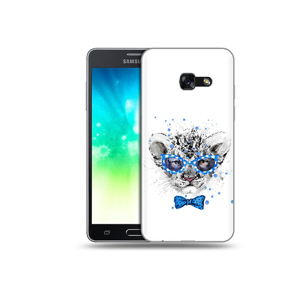 Чехол MyPads Tocco для Samsung Galaxy A3 (2017) тигренок с бабочкой (PT51197.565.642)