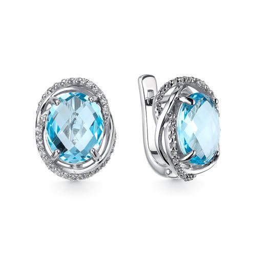 

Серьги из серебра с топазом Dewi 901028055, 901028055