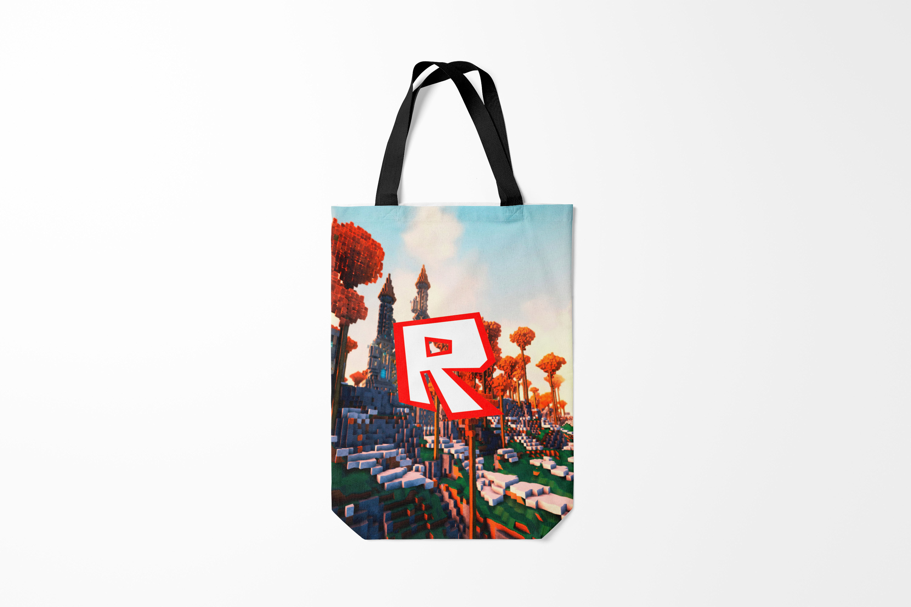 

Сумка шoппер унисекс Burnettie Roblox FIRE, черный, Roblox FIRE