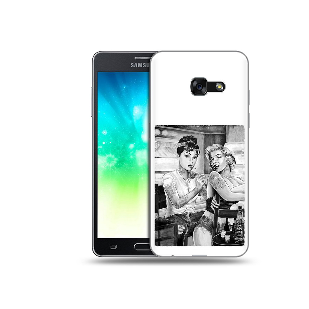 

Чехол MyPads Tocco для Samsung Galaxy A3 (2017) тату мастер (PT51197.565.637), Прозрачный, Tocco
