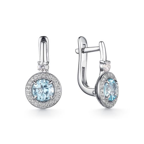 

Серьги из серебра с топазом Dewi 901028041, 901028041