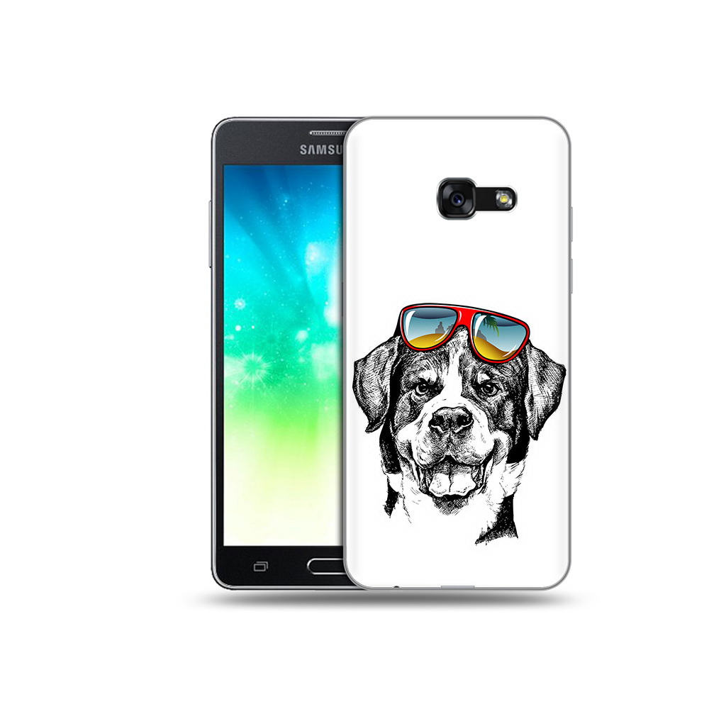 Чехол MyPads Tocco для Samsung Galaxy A3 (2017) счастливая собака (PT51197.565.631)