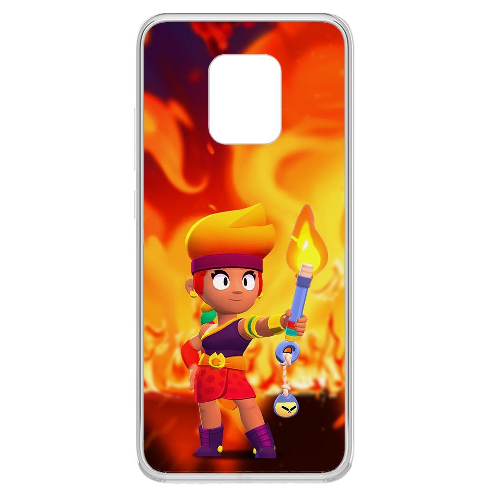 

Чехол-накладка Brawl Stars-Амбер для Xiaomi Redmi 10X Pro 5G, Прозрачный