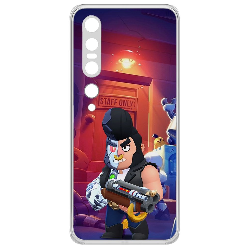 

Чехол-накладка Brawl Stars-Б-800 для Xiaomi Mi 10 Pro, Прозрачный