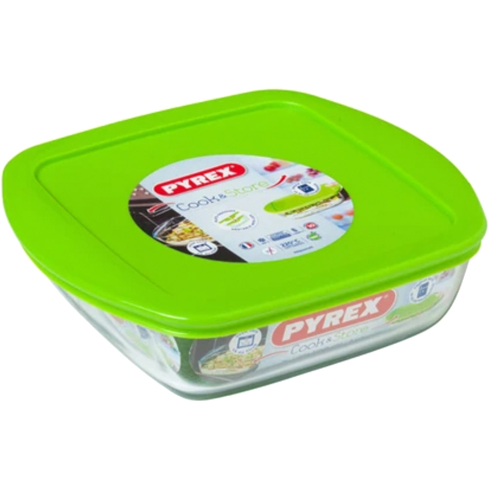 фото Форма pyrex cook&store glass для запекания квадратная 0,3 л