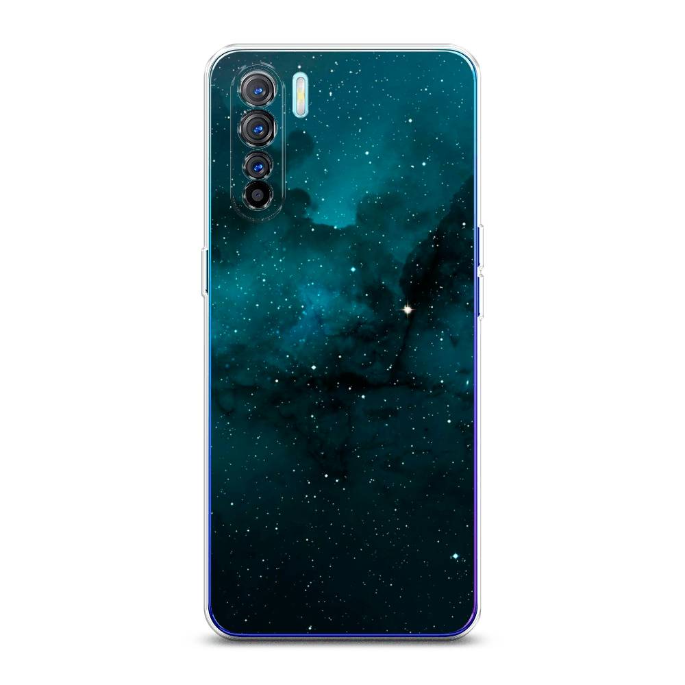 

Чехол на Oppo A91 "Синий космос", 252450-2