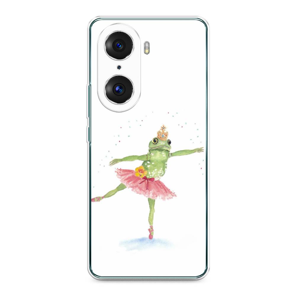 

Чехол на Honor 60 Pro "Лягушка-балерина", Зеленый, 6106750-4