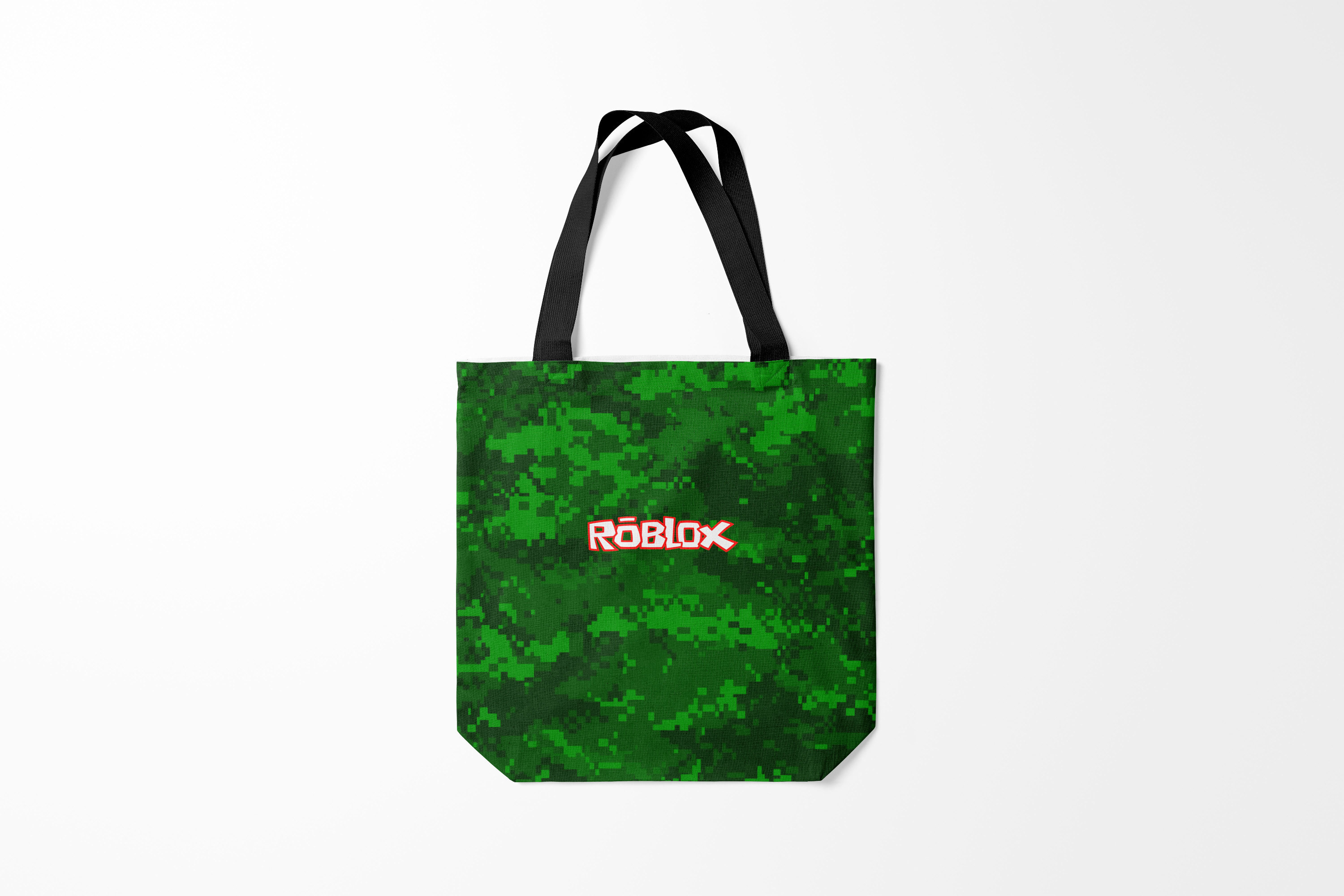 

Сумка шoппер унисекс Burnettie Roblox, зеленый, Roblox