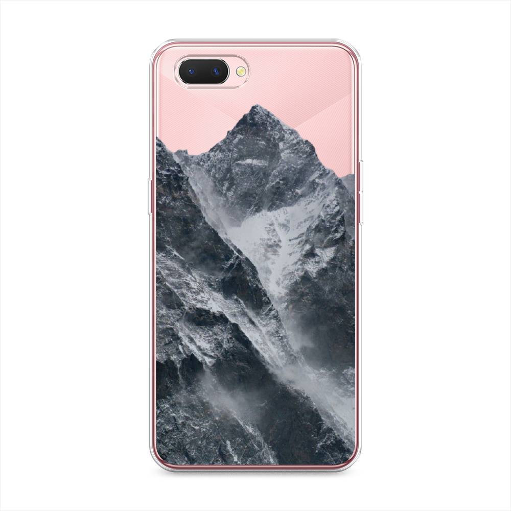 

Чехол на Oppo A3s "Горы арт 4", Серый;бежевый, 252050-2
