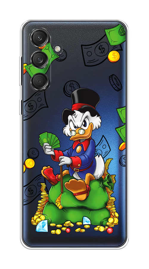 

Чехол на Samsung Galaxy M55 "Scrooge Richness", Черный;синий;зеленый, 2109650-1