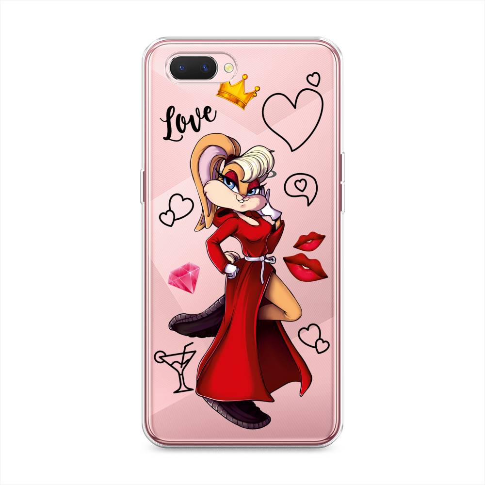 

Чехол на Oppo A3s "Rich Lola Bunny", Красный;бежевый;оранжевый, 252050-6