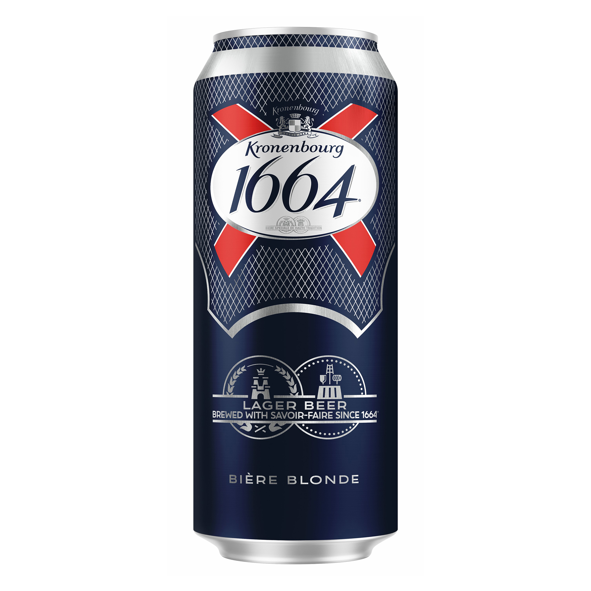 

Пиво Kronenbourg 1664 светлое фильтрованное пастеризованное 4,5% 0,45 л