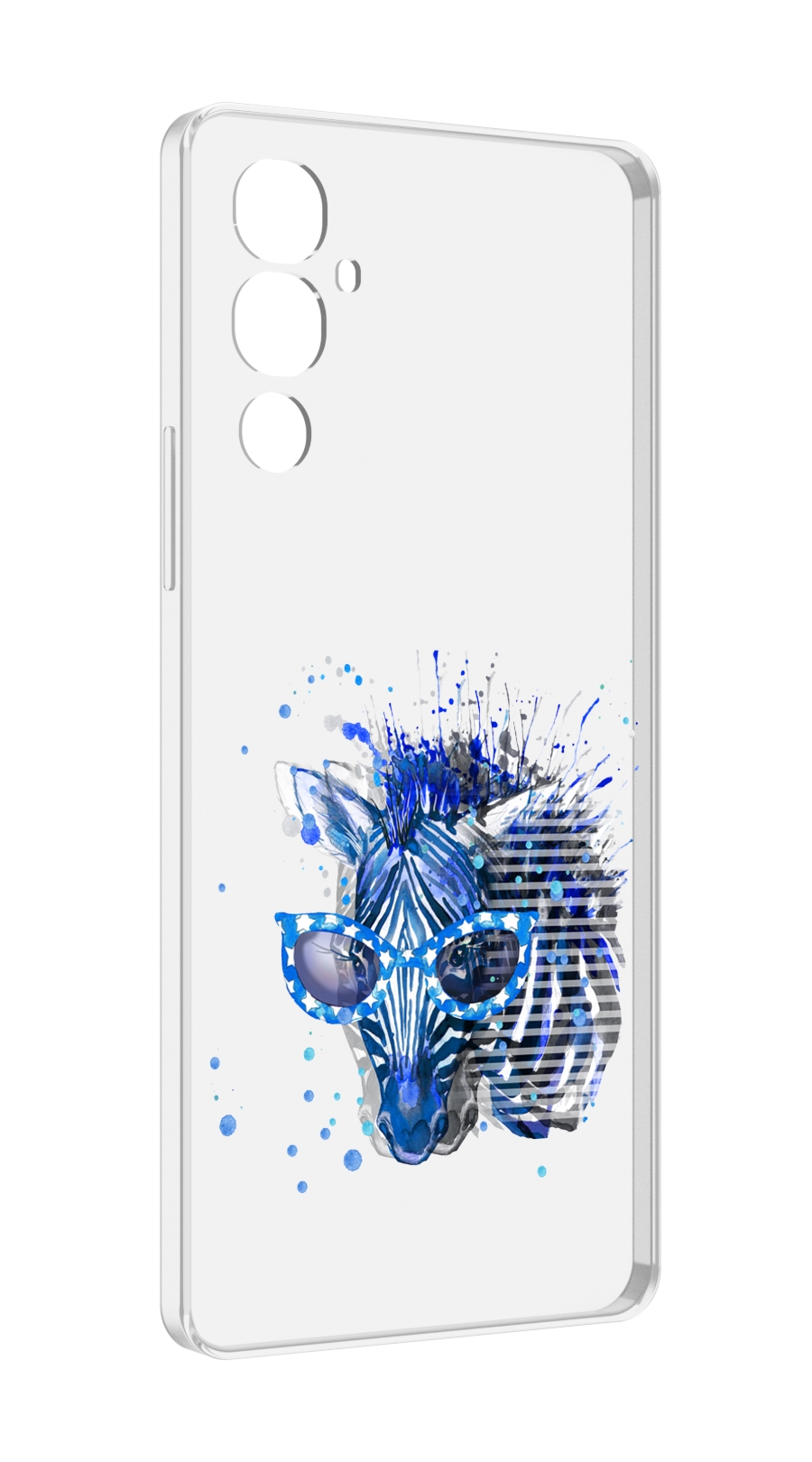 

Чехол MyPads расплывчатая зебра для Tecno Pova 4, Прозрачный, Tocco