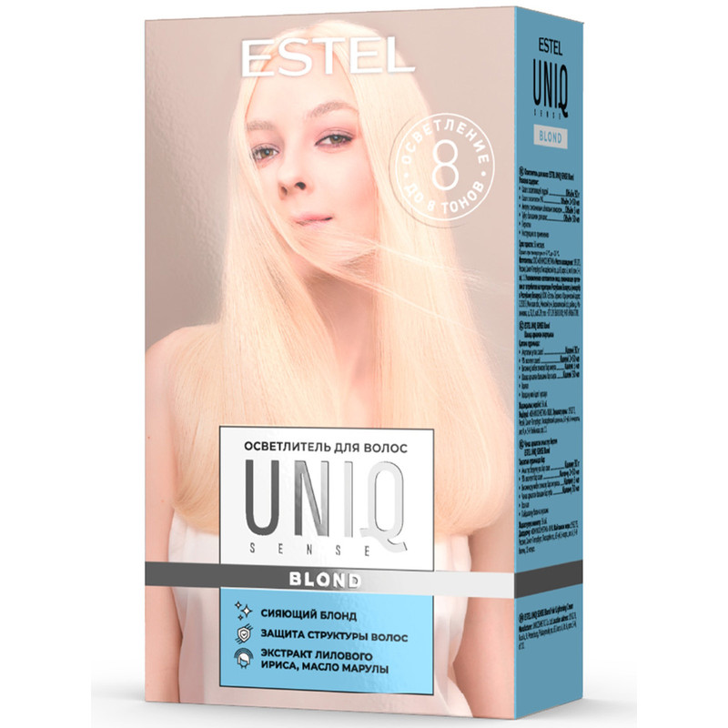 Набор для осветления ESTEL Uniq Sense Blond до 8 тонов 30+60+35 мл