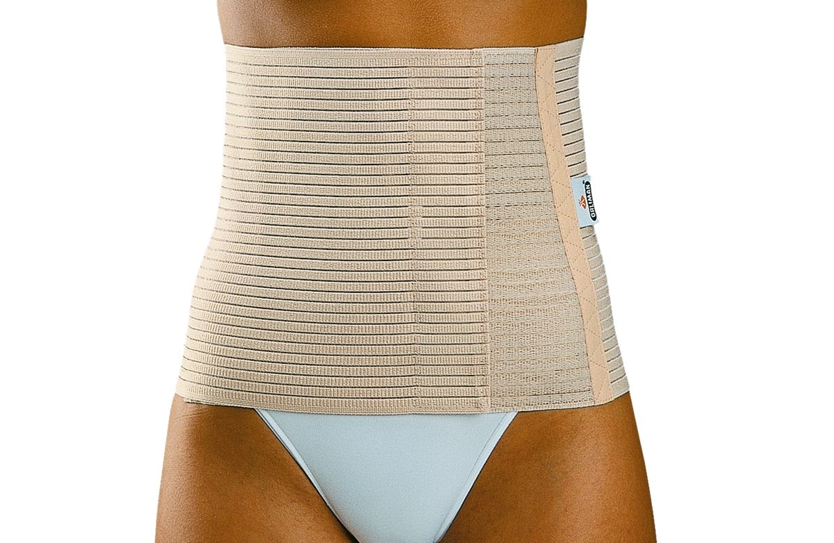 

послеоперац. эластичный бандаж BE-300 на брюшную стенку высота 30см Orliman р.1 бежевый, BE-300