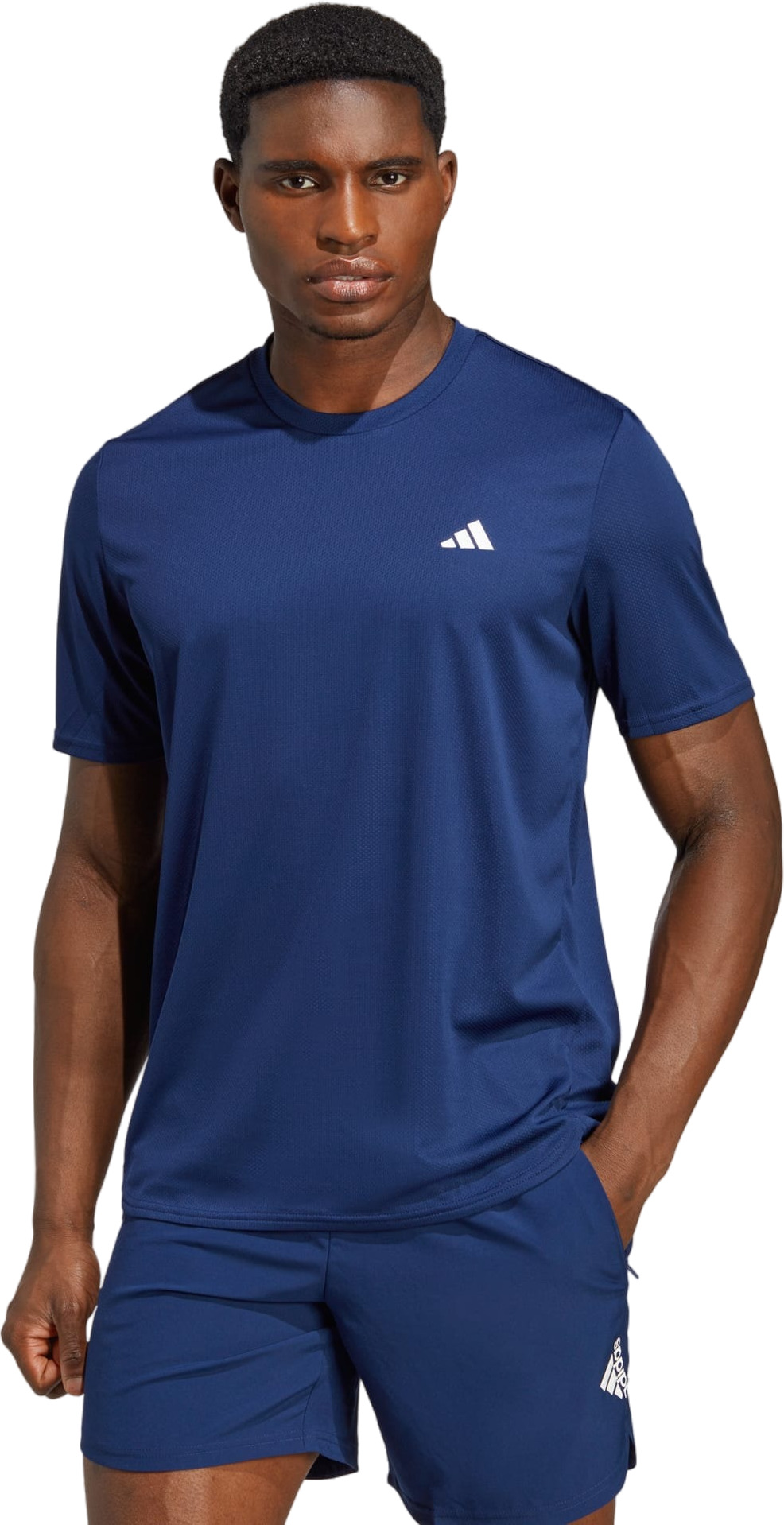 

Футболка мужская Adidas D4M TEE синяя M, Синий, D4M TEE