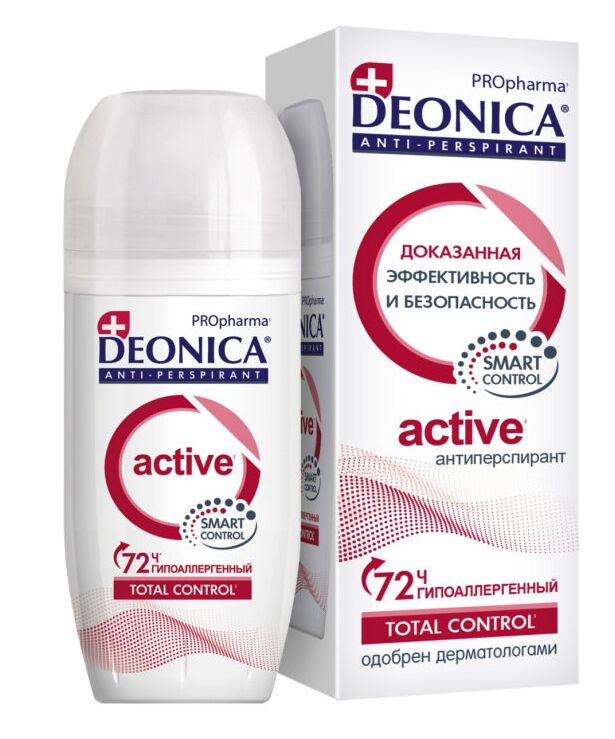 Купить Антиперспирант DEONICA PROpharma ACTIVE 50 мл ролик