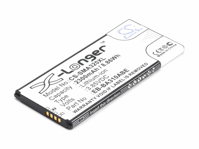 

Аккумулятор для Samsung Galaxy A3 2016 EB-BA310ABE 2300mAh
