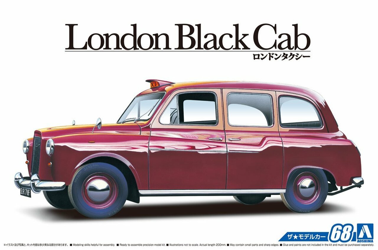 

Сборная модель Aoshima 1/24 FX-4 London Black Cab ’68 05967