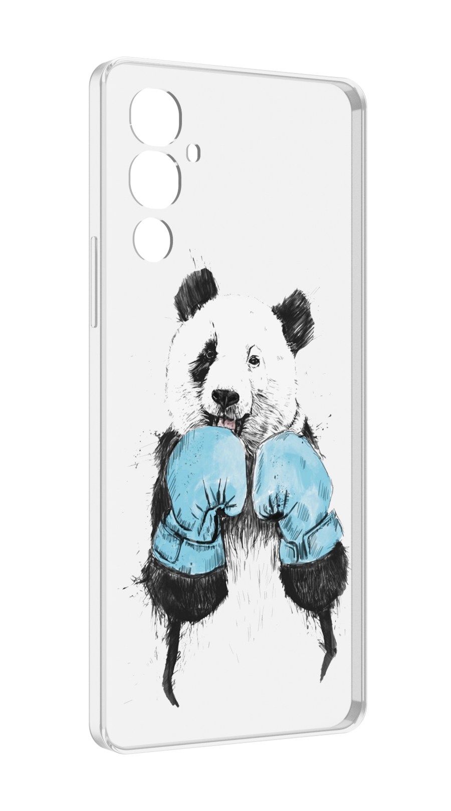 Чехол MyPads панда боксер для Tecno Pova 4