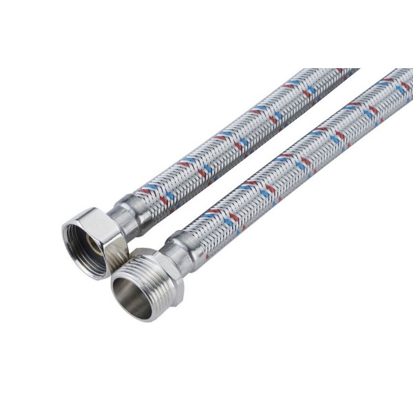 

Подводка AQUAFLEX нержавейка, 4,0 м, г/ш, Серебристый, AQUALINE_нержавейка_гайка-штуцер