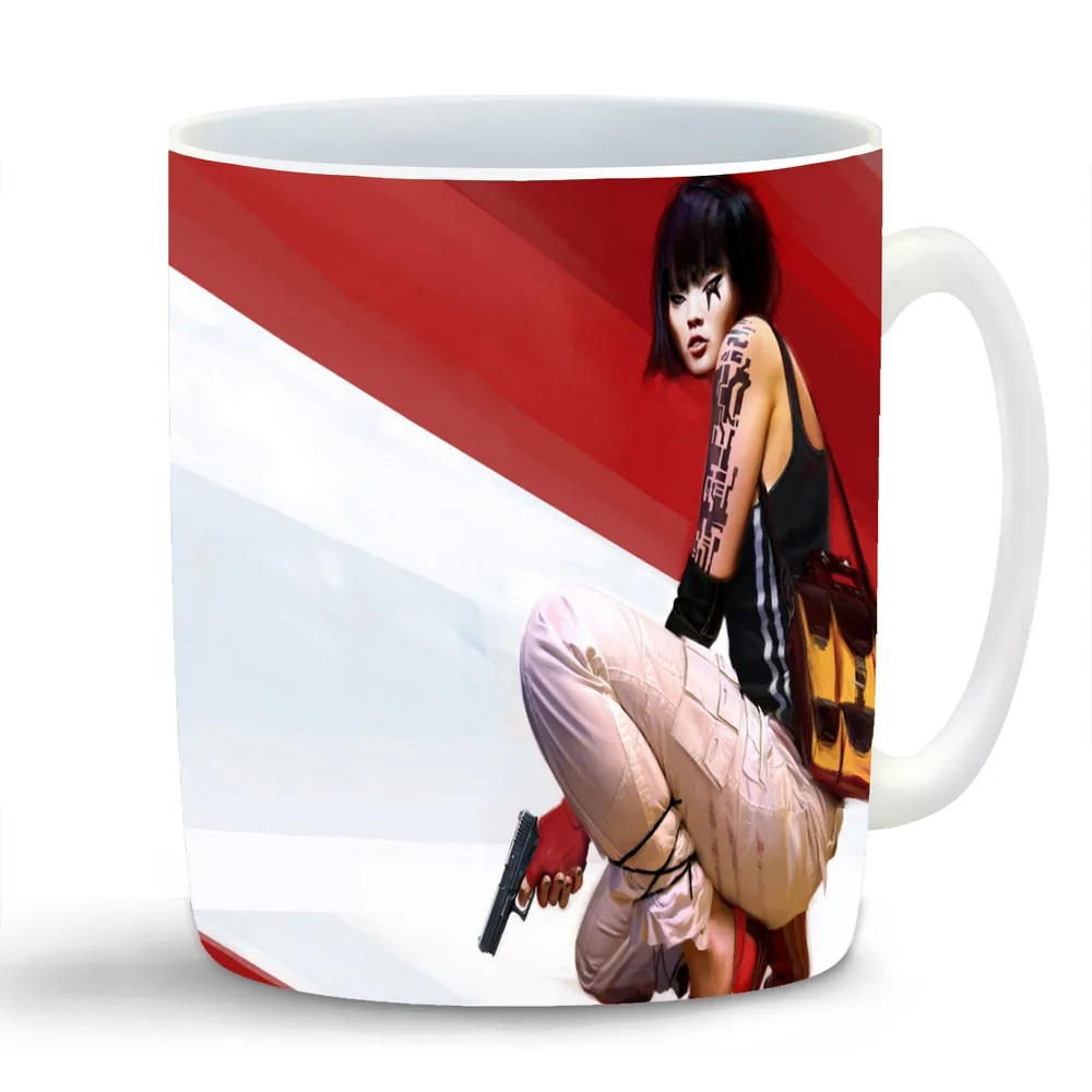 

Кружка CoolPodarok Mirrors Edge Девушка с пистолетом