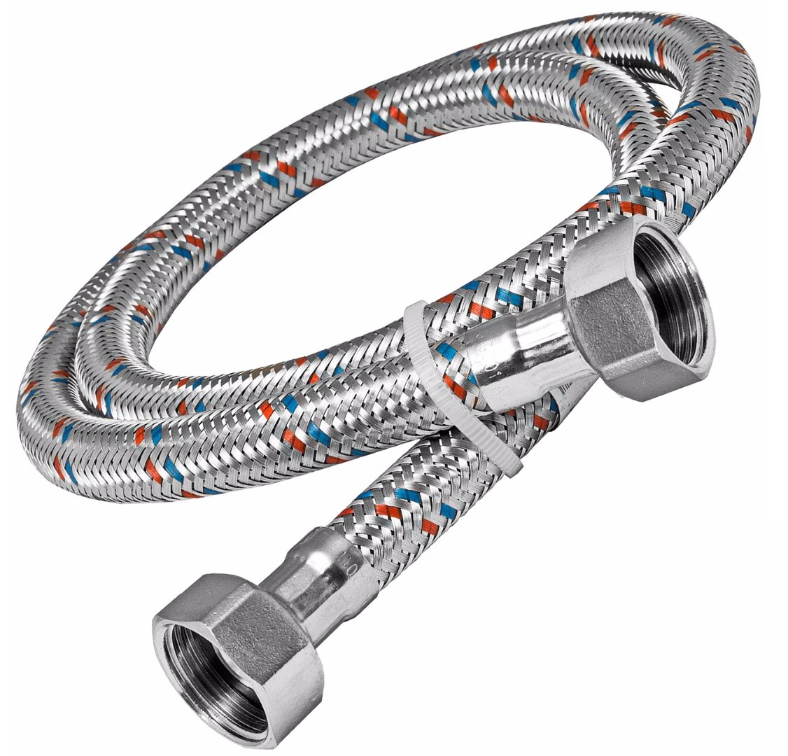 

Подводка AQUAFLEX нержавейка, 2,5 м, г/г, Серебристый, AQUALINE_подводска стальная_1/2"
