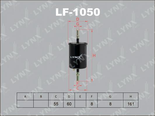 

Фильтр топливный LYNXauto LF-1050